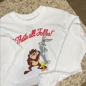 That’s all folks looney tunes long sleeve crop